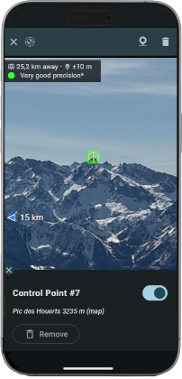 Control point edition