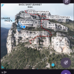 Se localiser sur un site d'escalade avec l'appli Veezer