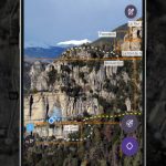 La Tour sur Tinée : La géolocalisation sur photo en complément du topo d'escalade
